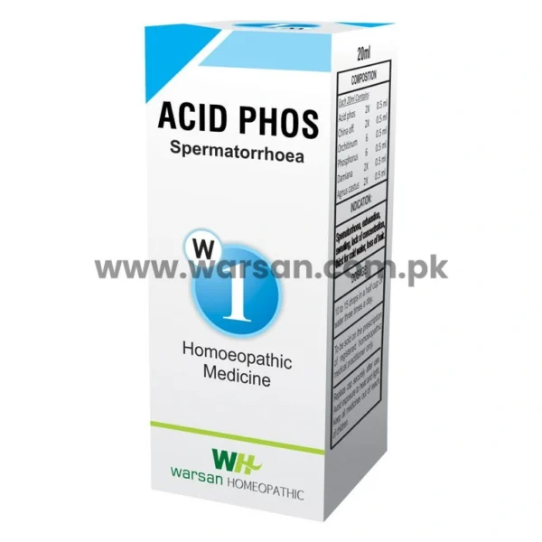 Warsan No. 1 Acid Phos 20ml homeopathic medicine