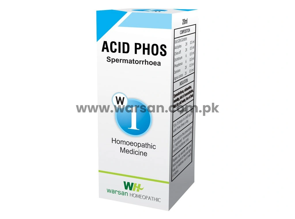 Warsan No. 1 Acid Phos 20ml homeopathic medicine
