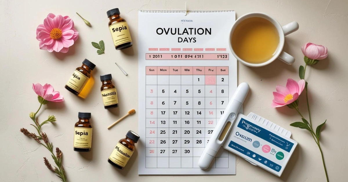 Homoeopathy medicines for female infertility with ovulation calendar