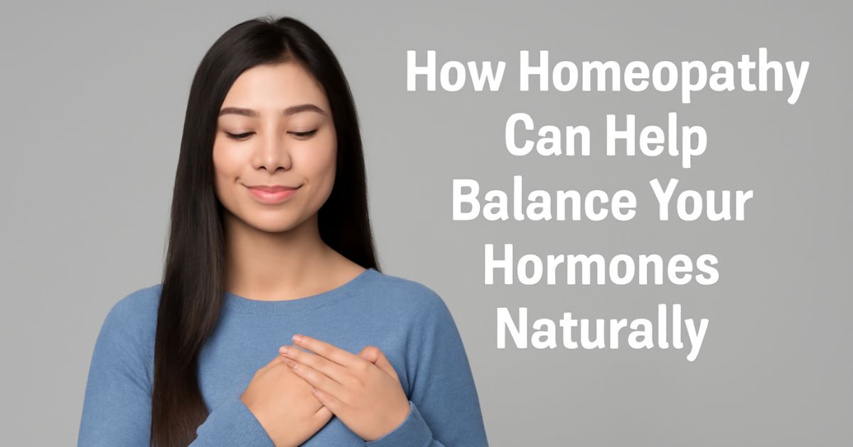Homeopathy Can Help Balance Your Hormones Naturally