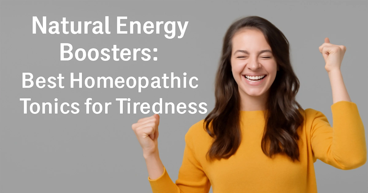 Natural Energy Boosters: Best Homeopathic Tonics