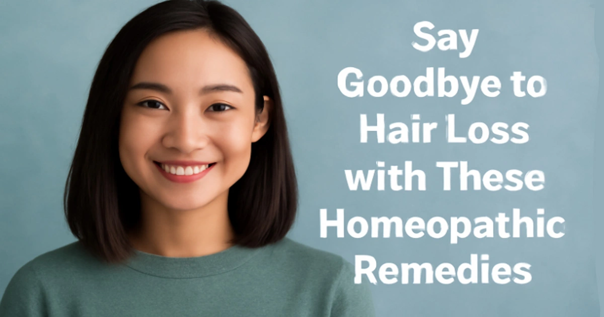 Say Goodbye to Hair Loss with These Homeopathic Remedies