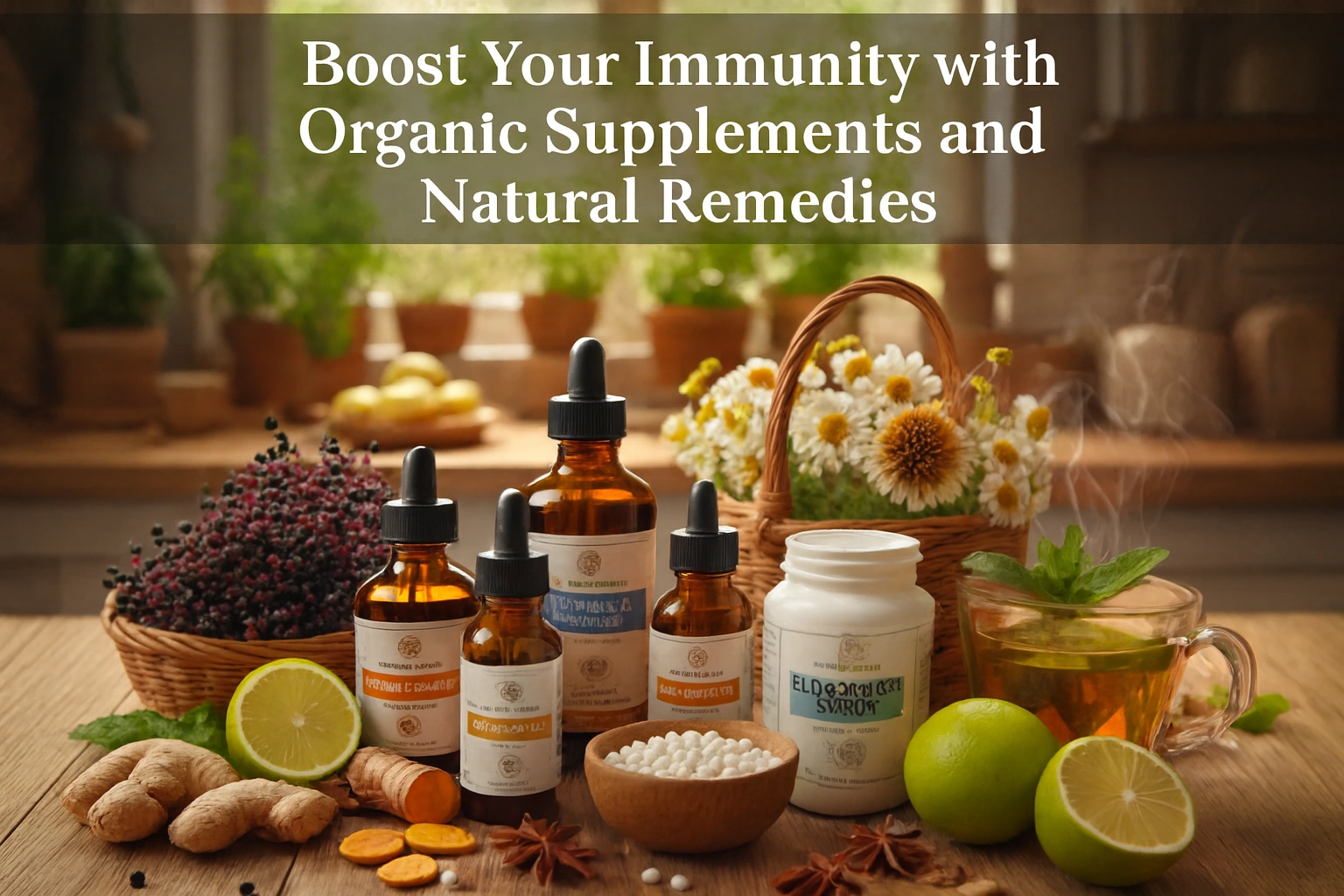 Boost Your Immunity with Organic Supplements and Natural Remedies