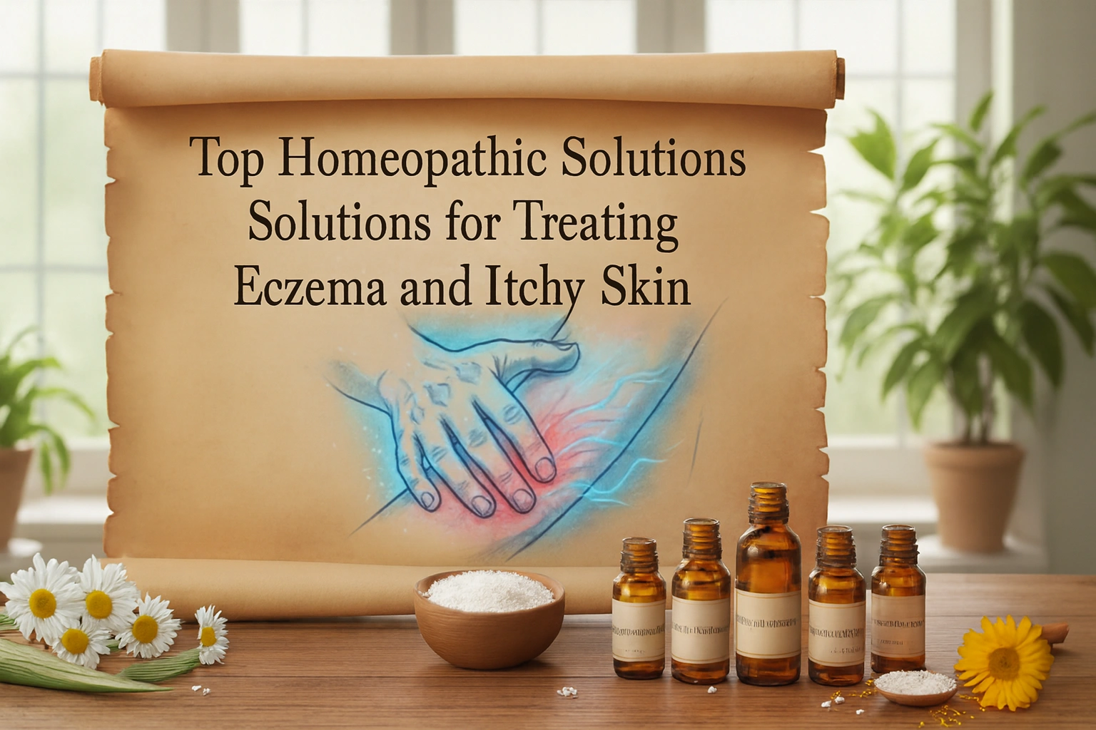 Top Homeopathic Solutions for Treating Eczema and Itchy Skin