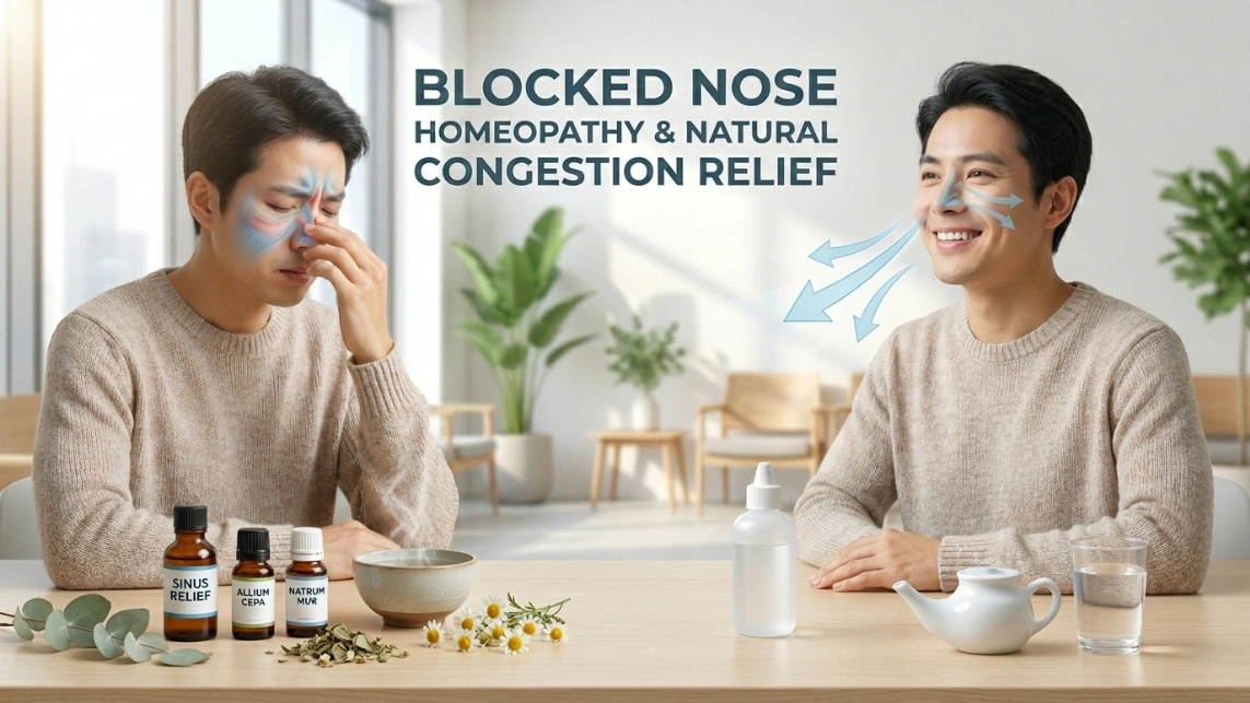 Homeopathic Remedies for Nasal Congestion & Blocked Nose