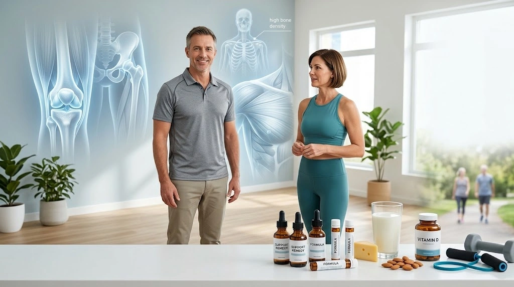 Bone and joint health support for adults over 40